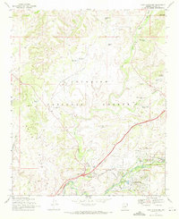 Lake Montezuma 1969 topographic map thumbnail