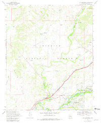 Lake Montezuma 1969 topographic map preview