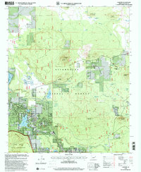 Lakeside 1998 topographic map thumbnail