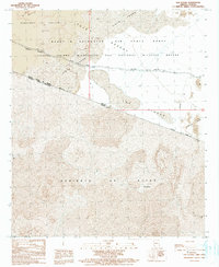 Las Playas 1990 topographic map thumbnail