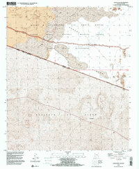 Las Playas 1996 topographic map thumbnail