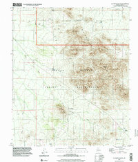 La Tortuga Butte 1996 topographic map thumbnail