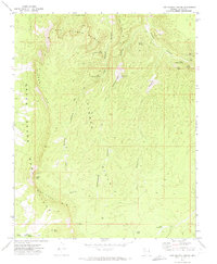 Last Chance Canyon 1971 topographic map thumbnail