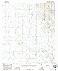 Leslie Canyon 1986 topographic map thumbnail