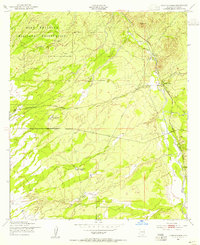 Lewis Springs 1952 topographic map thumbnail