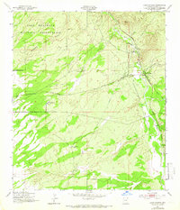 Lewis Springs 1952 topographic map thumbnail