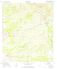 Lewis Springs 1952 topographic map thumbnail