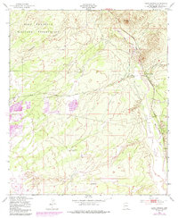 Lewis Springs 1952 topographic map thumbnail