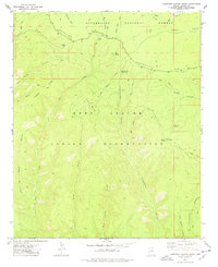 Limestone Canyon North 1977 topographic map thumbnail