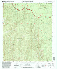 Limestone Canyon North 1998 topographic map thumbnail