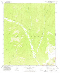 Limestone Canyon South 1977 topographic map thumbnail