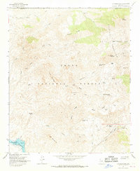 Lion Mountain 1964 topographic map thumbnail