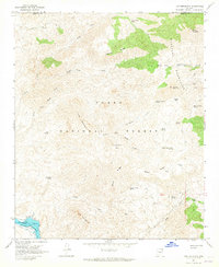 Lion Mountain 1964 topographic map thumbnail