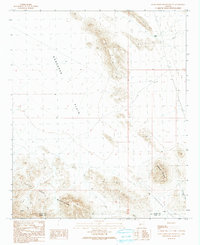 Little Horn Mountains NE 1990 topographic map thumbnail