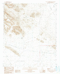 Little Horn Mountains SE 1990 topographic map thumbnail
