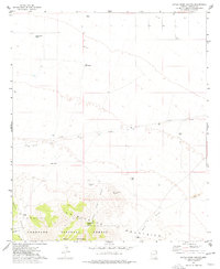 Little Wood Canyon 1974 topographic map thumbnail