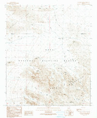 Livingston Hills 1990 topographic map thumbnail