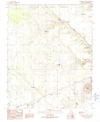 Lockwood Canyon 1989 topographic map thumbnail