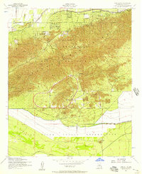 Lone Butte 1952 topographic map thumbnail