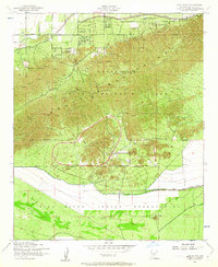 Lone Butte 1952 topographic map thumbnail