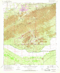 Lone Butte 1952 topographic map thumbnail