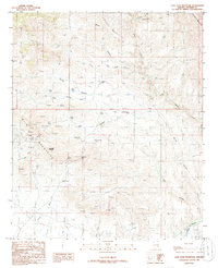 Lone Star Mountain 1985 topographic map thumbnail