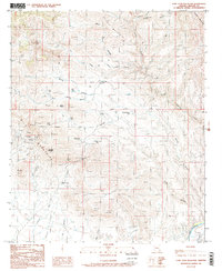 Lone Star Mountain 1985 topographic map preview