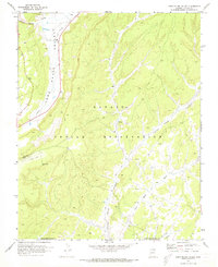 Long House Valley 1971 topographic map thumbnail