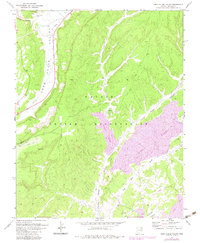 Long House Valley 1971 topographic map thumbnail