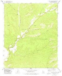 Long Tom Canyon 1977 topographic map thumbnail