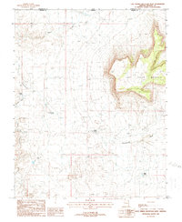 Lost Spring Mountain West 1988 topographic map thumbnail