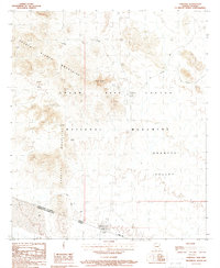 Lukeville 1988 topographic map thumbnail