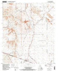 Lukeville 1996 topographic map thumbnail