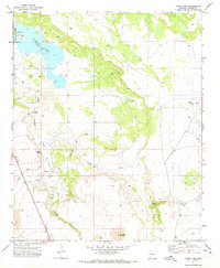 Lyman Lake 1971 topographic map thumbnail