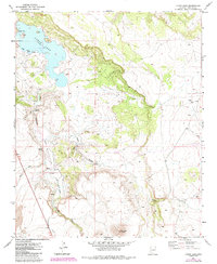 Lyman Lake 1971 topographic map thumbnail