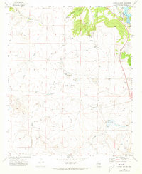 Lyman Lake SW 1971 topographic map thumbnail
