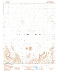 Malpais Hill 1990 topographic map thumbnail