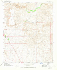 Malpais Mesa 1967 topographic map thumbnail