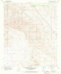 Malpais Mesa SW topographic map thumbnail