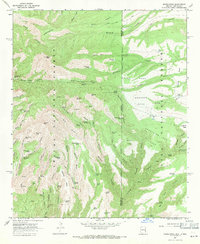 Maple Peak 1967 topographic map thumbnail