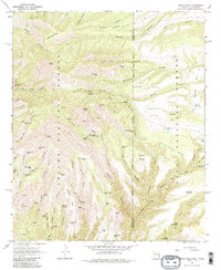 Maple Peak 1967 topographic map thumbnail