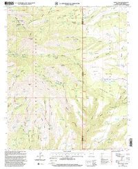 Maple Peak 1997 topographic map thumbnail