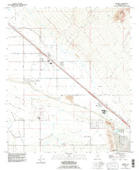 Marana 1992 topographic map thumbnail