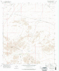 Margies Peak 1973 topographic map thumbnail