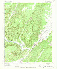 Marsh Pass 1968 topographic map thumbnail