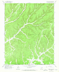 Marsh Pass SE 1968 topographic map thumbnail