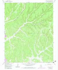 Marsh Pass SE 1968 topographic map thumbnail