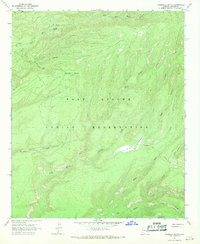 Marshall Butte 1967 topographic map thumbnail