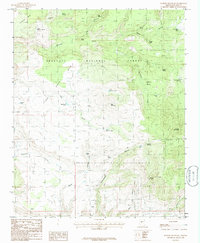 Martin Mountain 1986 topographic map thumbnail