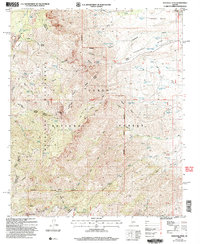 Mazatzal Peak 2004 topographic map thumbnail